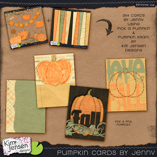 Project Life Pumpkin Cards by jennv