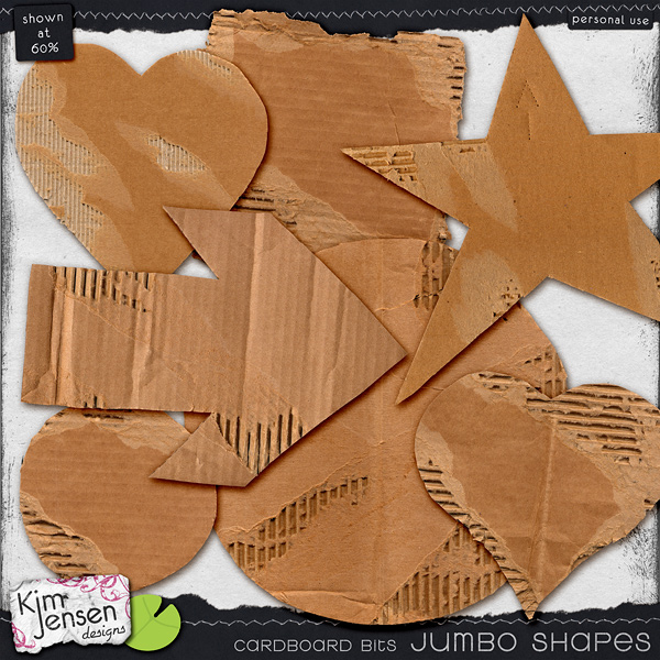 Cardboard Bits - Jumbo Shapes