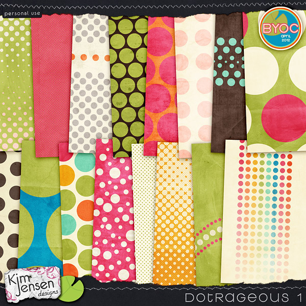 Dotrageous 1 paper pack
